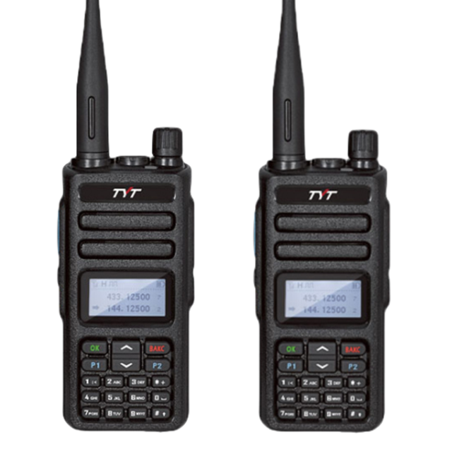Tyt Md-750 5 Watt Two Way Digital Radio Vhf Uhf Dmr Handheld Dual Band Walkie Talkie 2000mah Battery Portable Two Way Radio