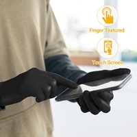 Gants en nitrile jetables noirs certifiés CE XINGYU, sans poudre, personnalisables, 3,5g, 4g, 4,5g, boîte de 100 pièces