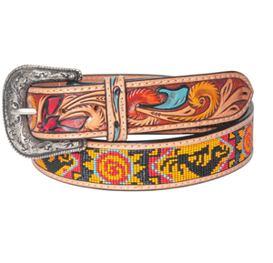 La mejor calidad, hecho a medida, piel de vaca, cuentas occidentales, estilo Vintage, hebilla de aleación, longitud ajustable, fabricante indio directo para hombres - Product Image 5