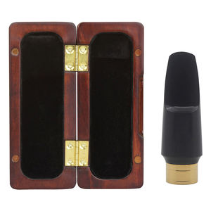 Jingying 2025 Vente en gros d'usine <span class=keywords><strong>Saxophone</strong></span> alto haut de gamme Noir et or Embouchure + Étui en bois rouge Ensemble de pièces et accessoires pour <span class=keywords><strong>saxophone</strong></span> - Product Image 1