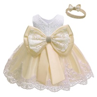 Robe de fête pour fille de 4 ans Mikatale RD0062, nœud papillon, tutu, dentelle, robe de princesse pour fillettes