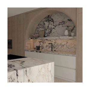 Newstar mejor calidad personalizar tamaño piedra Natural Calacatta Viola mármol cocina isla cocina decoración Backsplash <span class=keywords><strong>encimera</strong></span> - Product Image 1