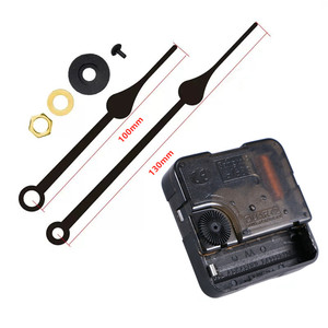 Sangtai 6168s 18mm Shaft Wall <strong>Clock</strong> Movement Mechanism Replacement <strong>Kit</strong> With 130mm 2 Pairs Long Hands - Product Image 2