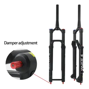 WAKE MTB Tapered Mountain Bike Pneumatic Bicycle Fork 27.5/29inch Air Damp Fork Shock Absorber Magnesium Alloy Fork