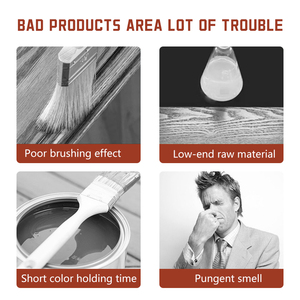 Translucent Acrylic Wood <b>Paint</b> for Solid Wood Furniture Indoor/Outdoor Use Brush <b>Coating</b> 300g Liquid <b>Coating</b> - Product Image 3