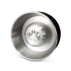 זול מחיר גבוהה באיכות גור חתול מזון סיטונאי כלב קערות נירוסטה לחיות מחמד מים קערה - Product Image 6