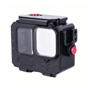Boîtier de plongée sous-marine en aluminium pour <span class=keywords><strong>GoPro</strong></span> Hero 9 10 11 12 13 Black, étanche jusqu'à 80 m, cage de protection, vente en gros - Product Image 1