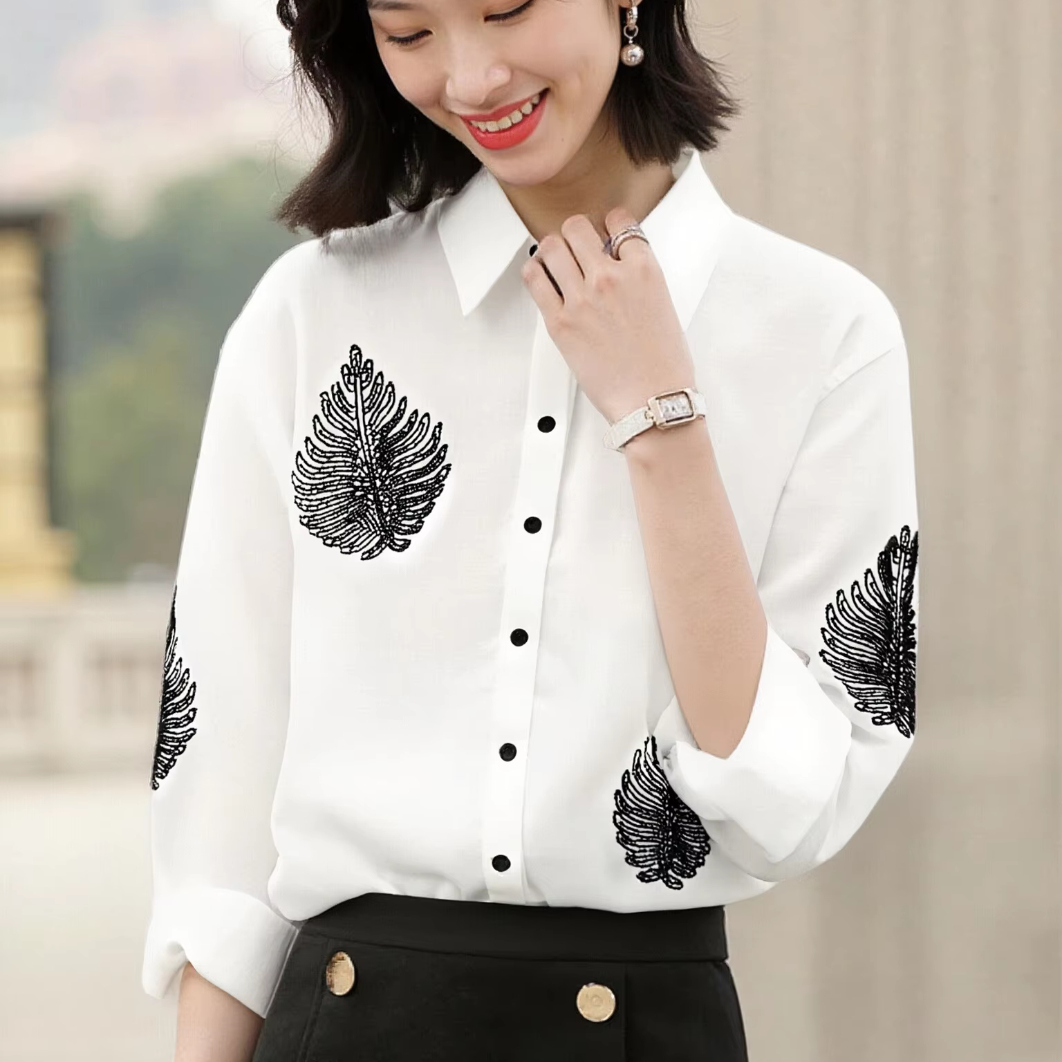 Blouses for Old Ladies Elegant Plus Size Tops 2025