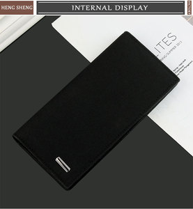 Ví dài bằng vải <span class=keywords><strong>canvas</strong></span> thời trang dành cho nam giới Ví đựng sổ séc dành cho nam sinh viên Quà tặng - Product Image 2