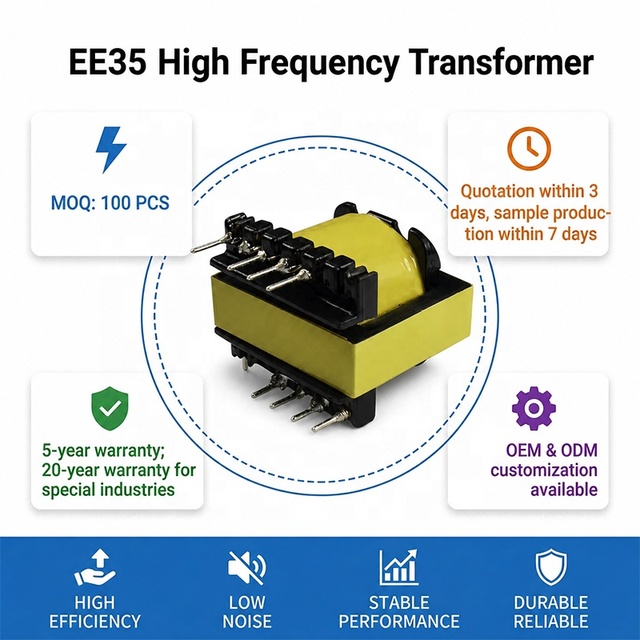 220v 24 12v 2a Pcb Switching Power Transformer Ee16 Led Ccfl flyback transformer Ee35 Ferrite Core High Frequency Transformers