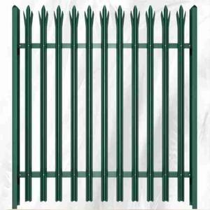 Nouveau design de clôture de palissade en métal enduit de PVC de style européen à triple pointe avec profil 3m en Australie Fournisseurs - Product Image 3