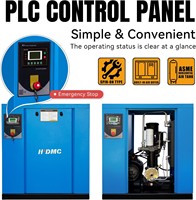 Compresseur d'air rotatif à vis stationnaire silencieux et lubrifié HPDMC PACK15 15KW 20HP 230V AC 81CFM 125psi, usage intensif, garantie 5 ans