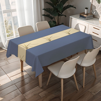 Nappe carrée réutilisable RNPT motif orchidée, housse de table en plastique PVC pour table de salle à manger intérieure et nappe de camping