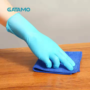 SS028 一次性12英寸家用洁净室丁腈手套特大号混合材质 - Product Image 5