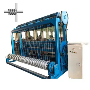 Kosten günstige Scharnierknoten-Zaun herstellungs maschine Crimped Farm Protect ing Wire Making Machine