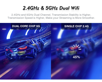Écran sans fil WiFi 5G intégré à piles 10 points écran tactile 15.6 pouces moniteur de jeu portable 1080p