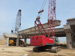 High Quality Telescopic Boom Spider <strong>80</strong> <strong>Ton</strong> <strong>Crawler</strong> <strong>Crane</strong> With CE Certificate - Product Image 4