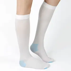Медицинские Компрессионные носки с закрытым носком анти-Эмболия высокие носки анти-Эмболия чулки Medias анти-Эмболия носки
