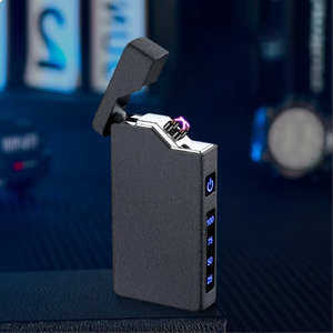 Briquet Électrique de Luxe Personnalisé Sans Flamme, Coupe-Vent, Rechargeable USB, Vente en Gros, Briquet à Arc Plasma Métallique USB-C - Product Image 6
