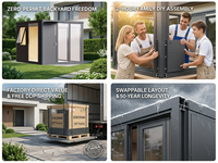 Cocovia – Cabanes de jardin modulaires et maisons miniatures durables toutes saisons à assembler soi-même pour bureaux et abris de jardin
