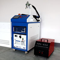Machine de soudage laser à fibre 5-en-1 portable 1500W 2000W 3000W pour la découpe et le soudage de batteries