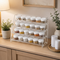 Présentoir à pilules en acrylique personnalisé, étagère de rangement transparente pour médicaments, présentoir de comptoir à compartiments pour la maison, ensemble de panneaux avec logo OEM