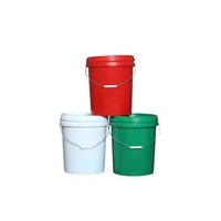 Seau à peinture portable haute étanchéité 5 gallons 20L, poignée en acier jaune, matériau en étain, marque Zeda, utilisation industrielle pour huile moteur