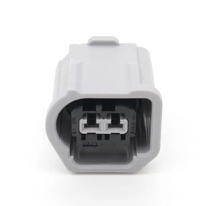 2 pines 6189-7284 hembra <span class=keywords><strong>Auto</strong></span> eléctrico coche enchufe 9098012A43 cableado impermeable Color gris Sensor conector 90980-12A43 - Product Image 3