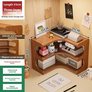 Estante de Almacenamiento de Bambú Multicapa para Escritorio, Mesa de Té, Mesa de Comedor, Soporte Vertical para Tazas - Product Image 5