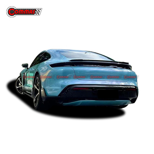 ชุดแต่ง Porsche Taycan รุ่น TR สไตล์คาร์บอนไฟเบอร์ ประกอบด้วยกันชนหน้า-หลัง ครอบกระจกมองข้าง สเกิร์ตข้าง สปอยเลอร์หลังทรง Ducktail - Product Image 3