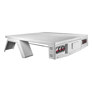 Caja de Carga Plana para Camioneta, de Aluminio, Impermeable, Portátil, para Exteriores, Doble, Cuadrada, con Recubrimiento en Polvo, Resistente al Polvo, Ligera, con Capacidad de 2000L, con Cerradura, 1800mm - Product Image 5