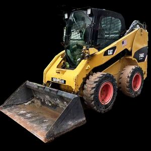 Chargeuse compacte sur pneus Caterpillar CAT246C d'occasion, capacité nominale de 1 tonne, certifiée CE, prix bas, avec moteur et roulement. - Product Image 2
