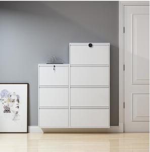 Armoire à chaussures ultra-fine avec serrure en acier, sécurité <span class=keywords><strong>antivol</strong></span>, salon, hôtel, salle <span class=keywords><strong>de</strong></span> sport, entrée moderne, armoire murale - Product Image 6