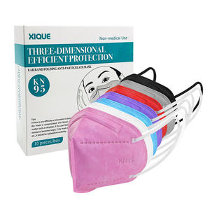 Máscara KN95 Descartável GB2626-2006 com Alça de Orelha, 5 Camadas, Tecido Melt-Blown de Alta Capacidade, Certificação CE, 100 Peças, 40 Unidades - Product Image 1