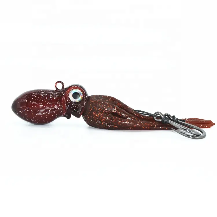 TAKEDO LG01 150G 200G 250G 300G 350G 400G 450G Octopus ตะกั่วหัว Jig UV TPR Hook ตกปลาเหยื่อ