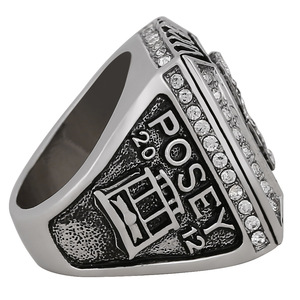 Anillo de Campeonato de los Gigantes de San Francisco <span class=keywords><strong>2012</strong></span>, Chapado en Plata, Aleación, Recuerdo de Béisbol, Joyería Masculina de Alta Calidad, Regalo - Product Image 2