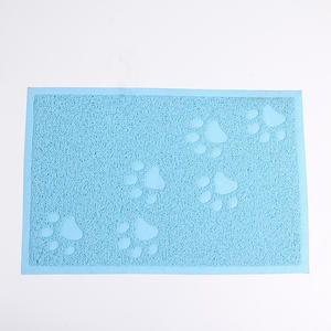 Tapete Ecológico, Duradero y de Lujo para Mascotas (Perros y Gatos), Fácil de Limpiar, Impermeable, Antideslizante, de PVC, con Diseño de Dibujos Animados, Suave, con Estampado de Huellas, de 7 mm - Product Image 1