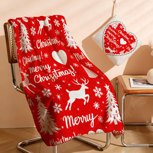 Faltbare 2-in-1-Kissen-Decke aus Flanell-Fleece für Weihnachten, tragbar für Zuhause, Auto, Reisen und Flugzeug, leicht zu transportieren - Product Image 3