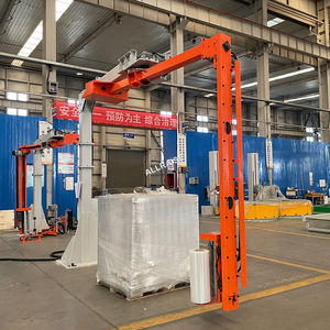 เครื่องพันพาเลทแบบโรตารี่อัตโนมัติเต็มรูปแบบ 0.2 กิโลวัตต์ 380 โวลต์ สำหรับพันฟิล์มยืด  ความจุ 25-30 พาเลท/ชั่วโมง - Product Image 3