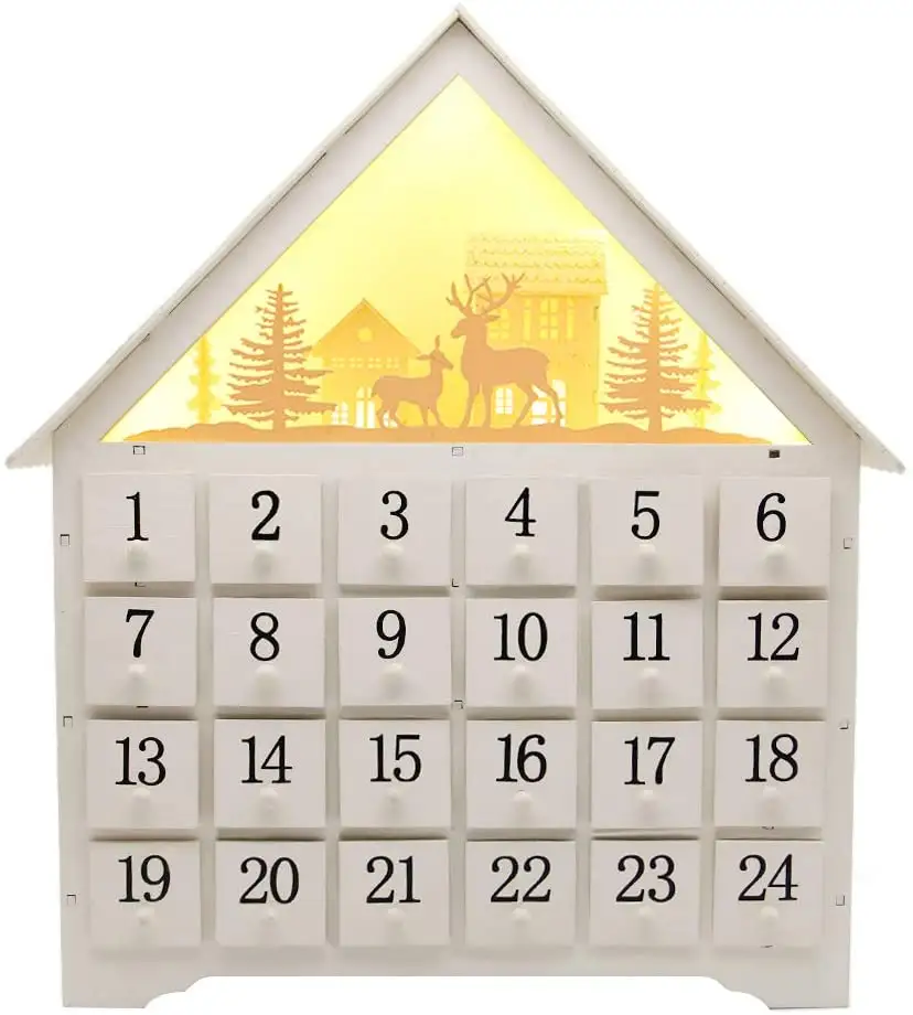 Calendário de parede de natal, calendário de parede barato personalizado perpetual seco magnético de mesa de advente