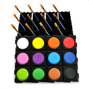 Sunny factory-Juego de 12 pinturas de acuarela para artistas, estudiantes y aficionados, pigmento soluble no tóxico directo de fábrica - Product Image 5