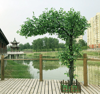 Arbre ficus banian artificiel de grande taille 300 cm personnalisé en usine QiHao pour la vente en plein air