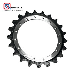 Produsen ekskavator sproket penggerak konveyor jalur karet E315 102-8134 E345B 124-3296 roda gigi sproket konveyor - Product Image 4