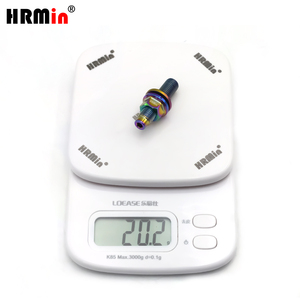 HRMin Rainbow <span class=keywords><strong>Color</strong></span> Gr.5 Titan-Auspuffkrümmer-Bolzens atz mit Sechs kant flansch mutter und Unter leg scheibe - Product Image 5