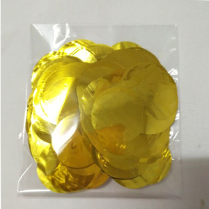 2.5cm Confetti <span class=keywords><strong>argento</strong></span> metallizzato all'ingrosso - Product Image 6