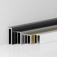 Plinthe ultra-étroite en alliage d'aluminium de 15/20/30 mm, accessoires de sol fins pour la décoration murale moderne