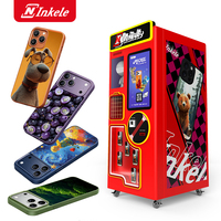 Machine de personnalisation de coques de téléphone portable en libre-service 24h/24, machine de vente automatique de coques de téléphone DIY