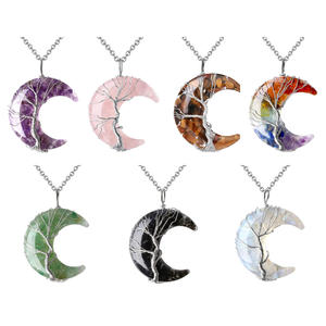 Ожерелье из натурального хрустального шара с подвеской для мужчин и женщин - Product Image 1