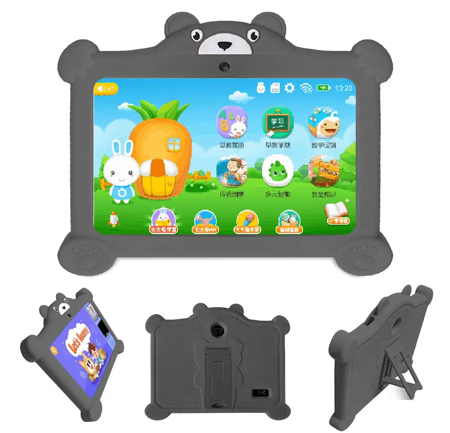 Tableta inteligente transfronteriza para niños de 7 pulgadas, fábrica de venta al por mayor, Comercio Exterior, inalámbrico, wifi, Bluetooth, juego, llamada