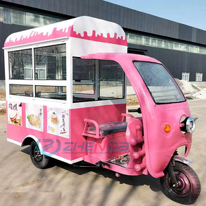 Mini voiture-restaurant électrique à trois roues bien notée, transport spécial de crème glacée électrique mobile à des prix économiques - Product Image 3